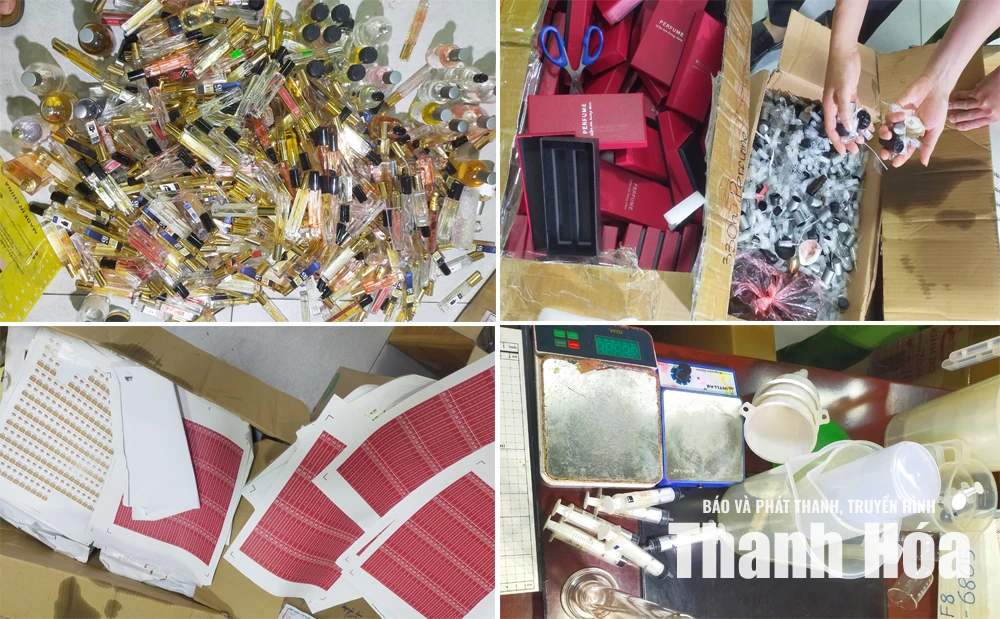 Từ hai cơ sở có dấu hiệu bất thường, triệt phá đường dây nước hoa giả liên tỉnh