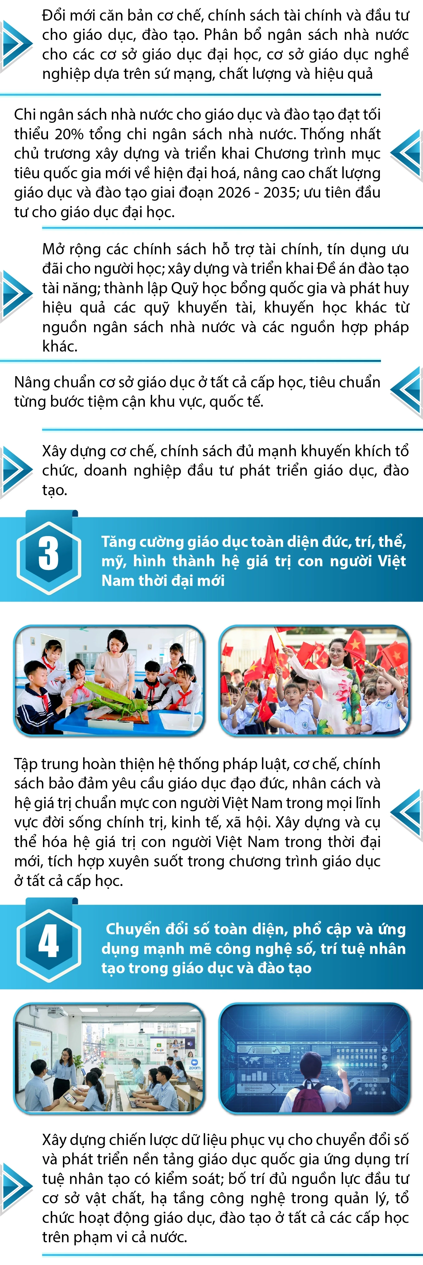 Nhiệm vụ và giải pháp về đột phá phát triển giáo dục và đào tạo