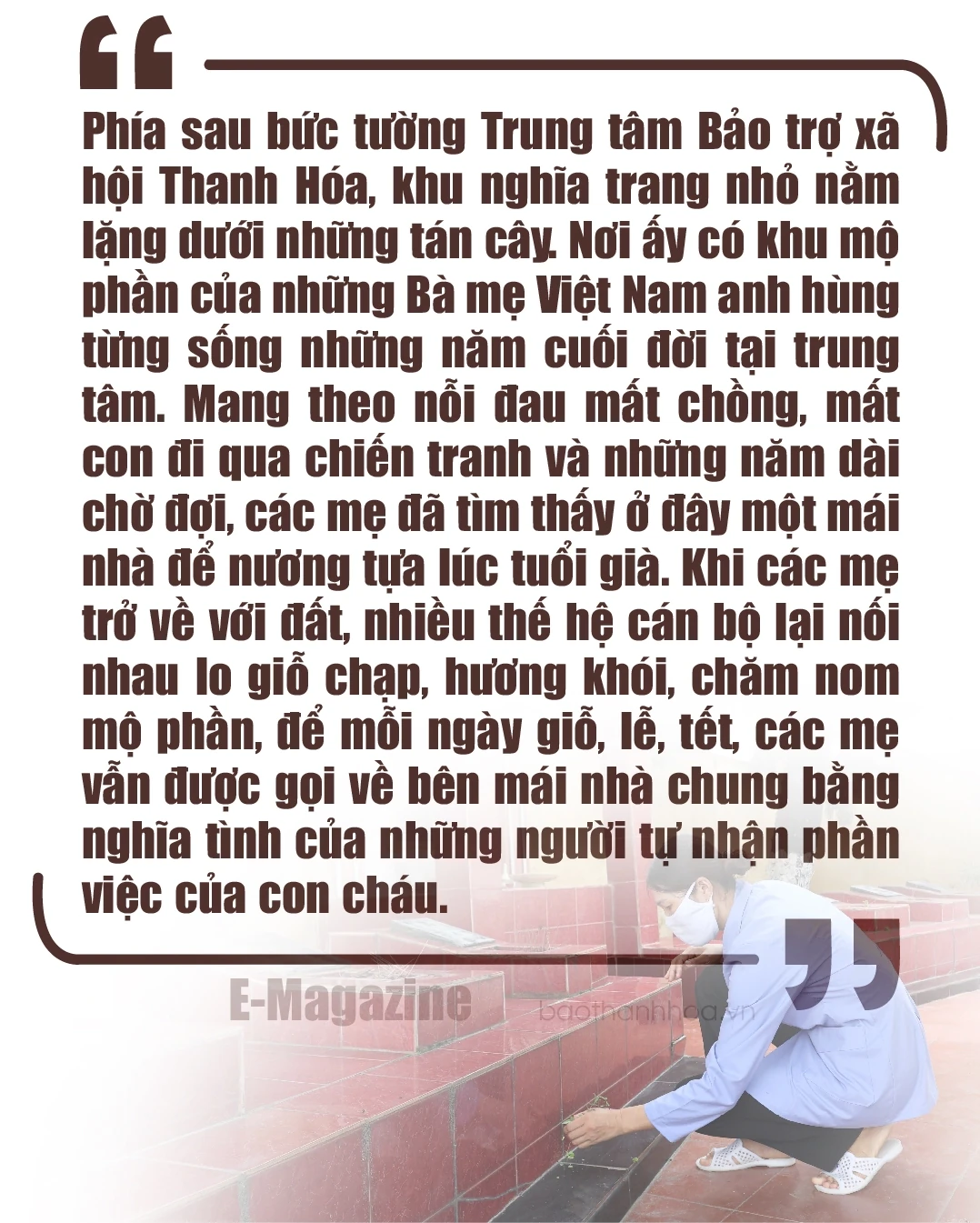 [E-Magazine] Gọi các Mẹ về bên mái nhà chung