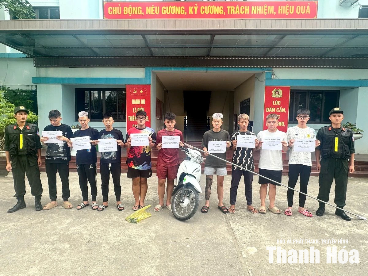 Kịp thời ngăn chặn vụ hỗn chiến giữa hai nhóm thanh thiếu niên