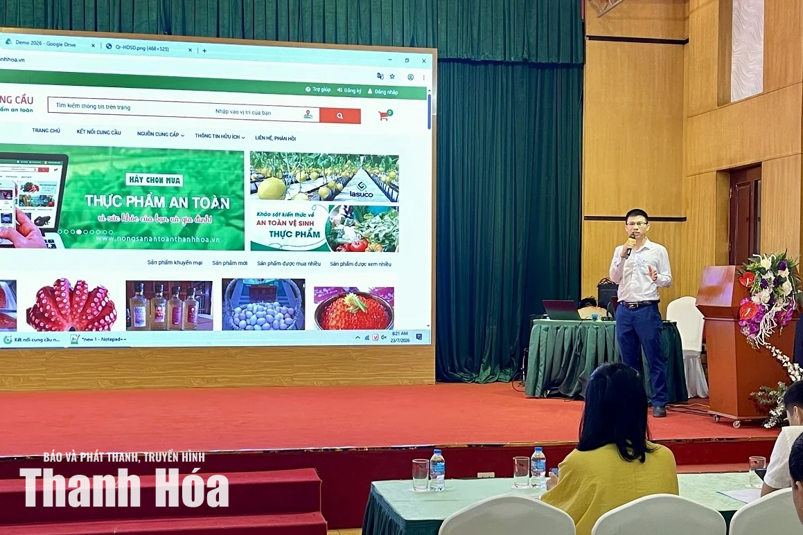 Hướng dẫn doanh nghiệp, hợp tác xã đưa sản phẩm lên phần mềm kết nối cung cầu