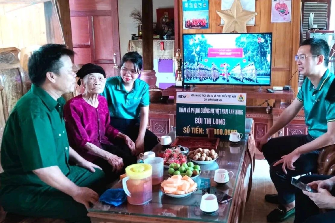 BIDV Lam Sơn với những hoạt động tri ân dịp 27/7