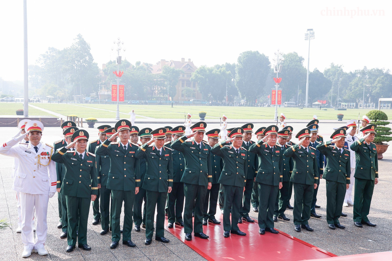 Lãnh đạo Đảng, Nhà nước tưởng niệm các Anh hùng liệt sĩ và viếng Chủ tịch Hồ Chí Minh
