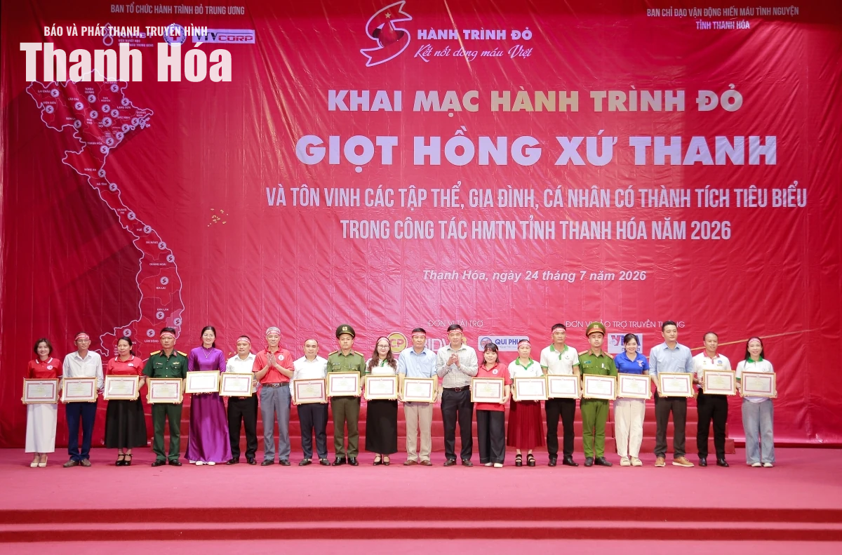 Khai mạc chương trình “Hành trình Đỏ” lần thứ XIV tại Thanh Hóa