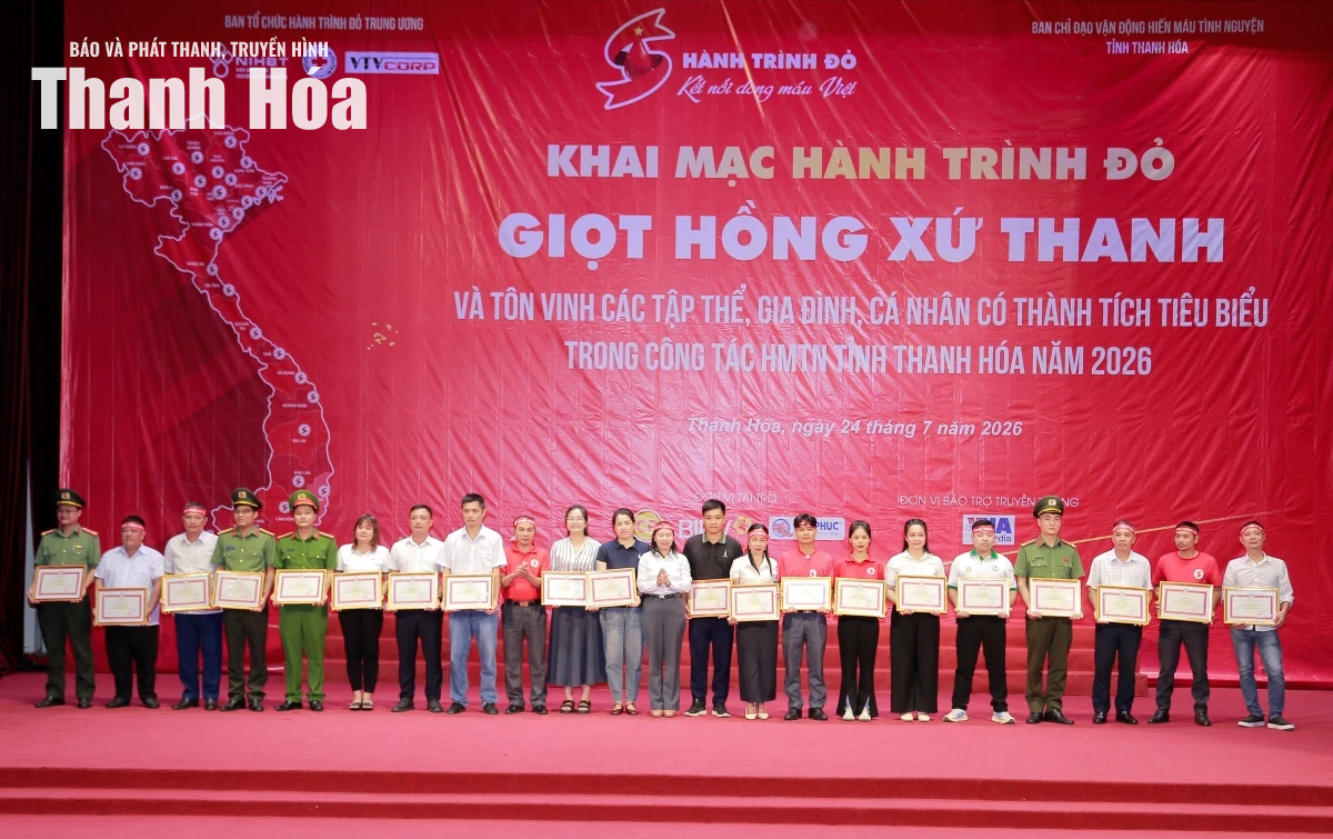 Khai mạc chương trình “Hành trình Đỏ” lần thứ XIV tại Thanh Hóa