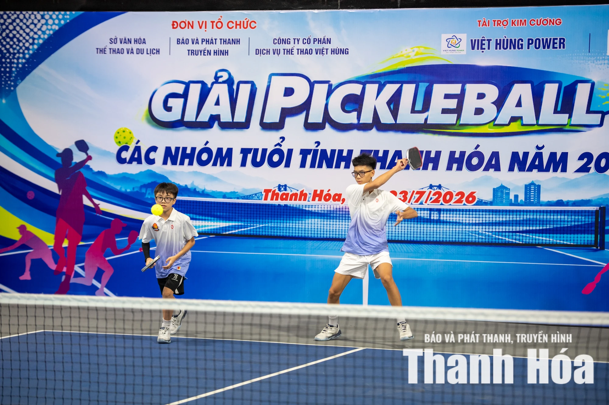 Đông đảo tài năng trẻ so tài tại Giải Pickleball các nhóm tuổi tỉnh Thanh Hóa năm 2026