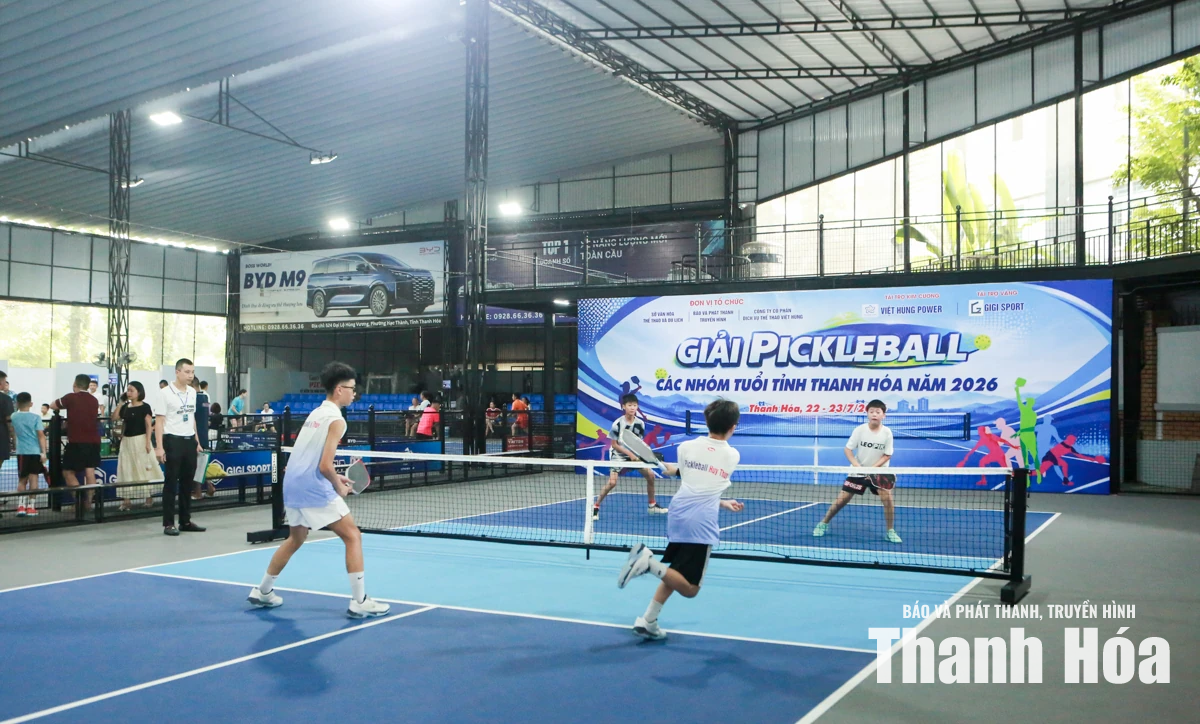 Khán giả “tiếp lửa” cho các VĐV ở giải Pickleball các nhóm tuổi