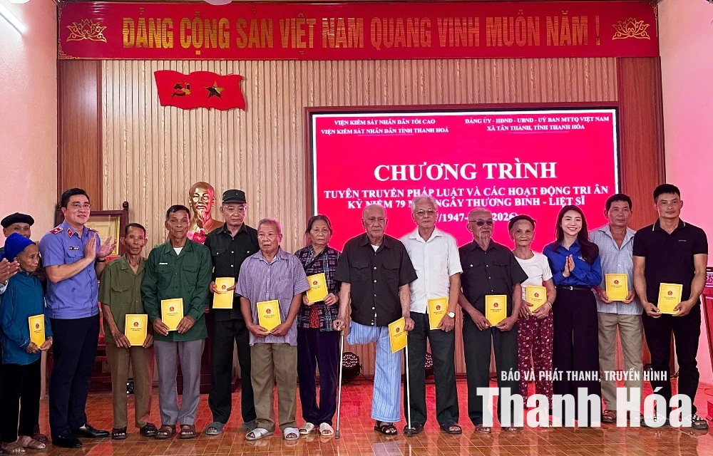 Chương trình thiện nguyện hướng tới kỷ niệm 79 năm ngày Thương binh - Liệt sĩ