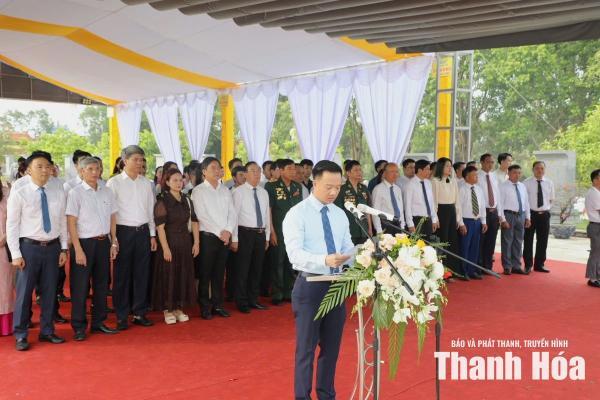 Cộng đồng doanh nghiệp Thanh Hóa dâng hương tri ân các Anh hùng liệt sĩ