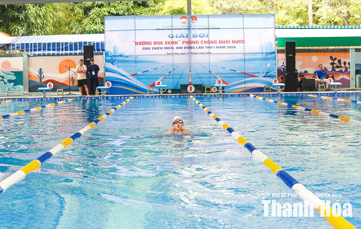 Lan tỏa phong trào học bơi, phòng chống đuối nước cho thiếu niên, nhi đồng