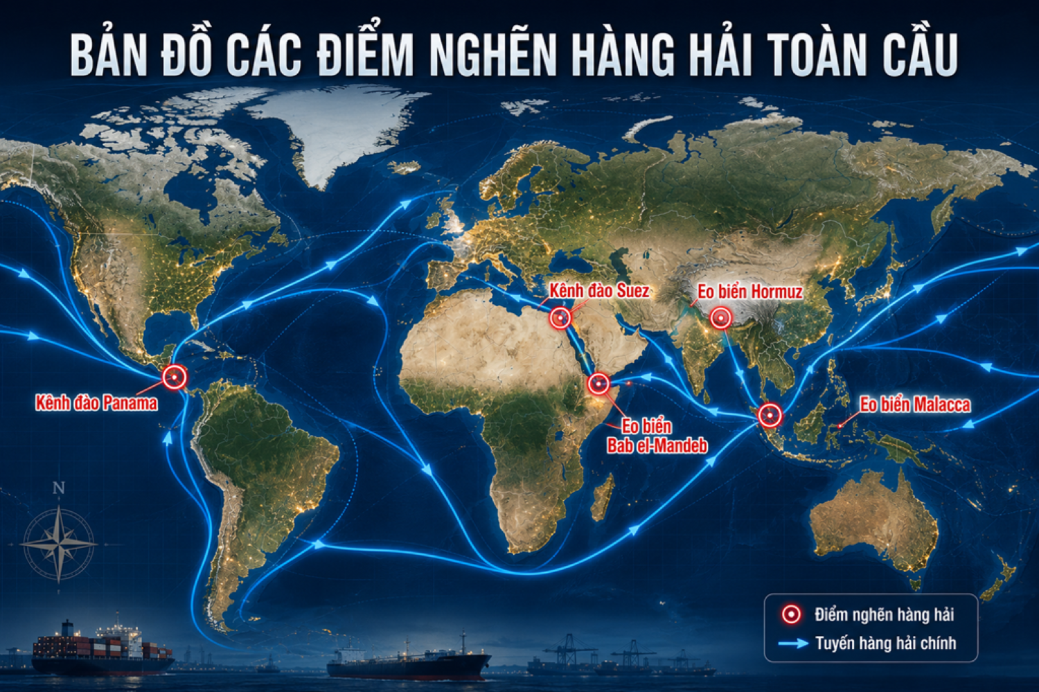Biển Đỏ -&nbsp; Điểm nghẽn mới của thị trường năng lượng toàn cầu