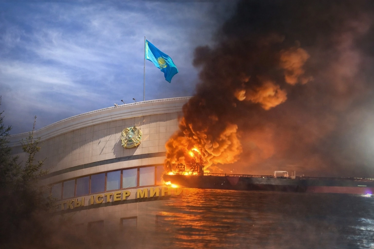 Kazakhstan lên án các vụ tấn công tàu chở dầu trên Biển Đen