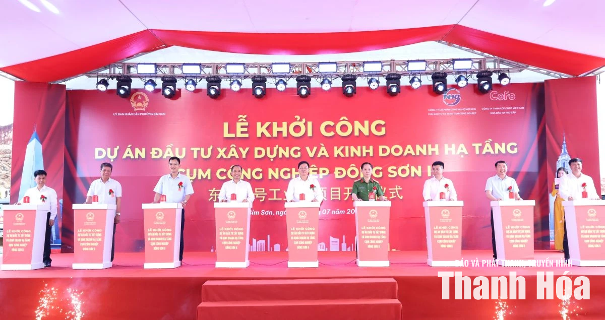 Khởi công Cụm công nghiệp Đông Sơn II chỉ sau 13 tháng thành lập