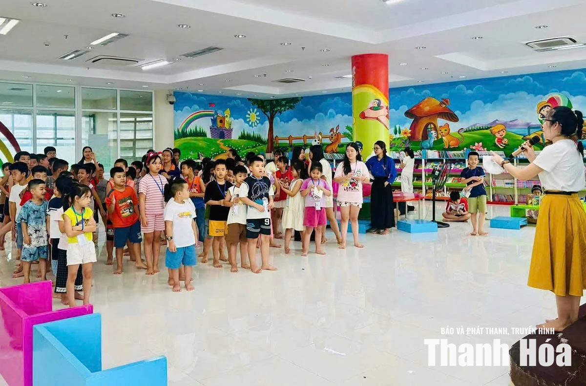 “Điểm hẹn” mùa hè của thiếu nhi