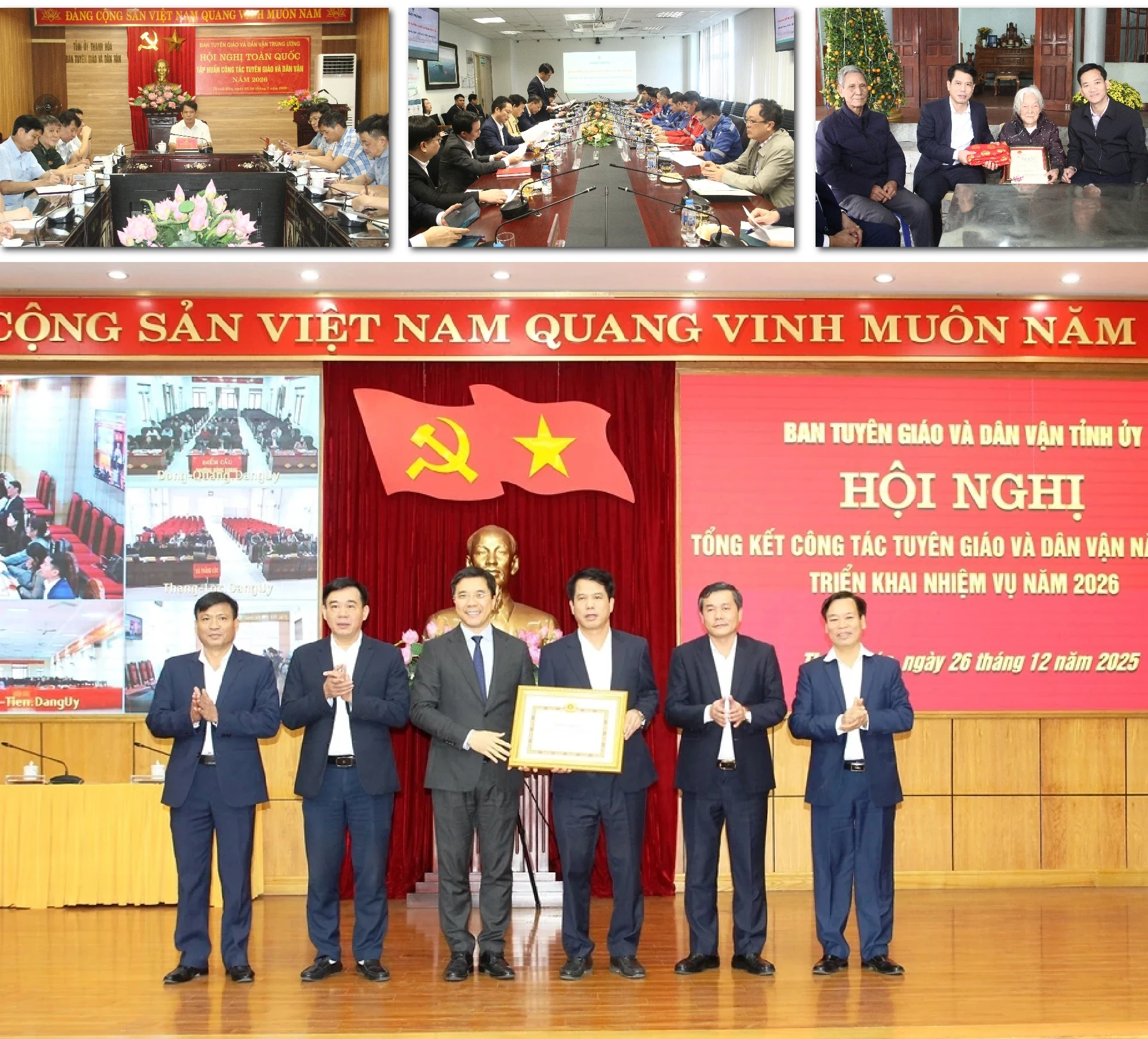 Kỷ niệm 96 năm Ngày truyền thống ngành Tuyên giáo của Đảng: Phát huy truyền thống vẻ vang, tiếp tục khẳng định vai trò tiên phong trong sự nghiệp xây dựng và phát triển quê hương Thanh Hóa giàu đẹp