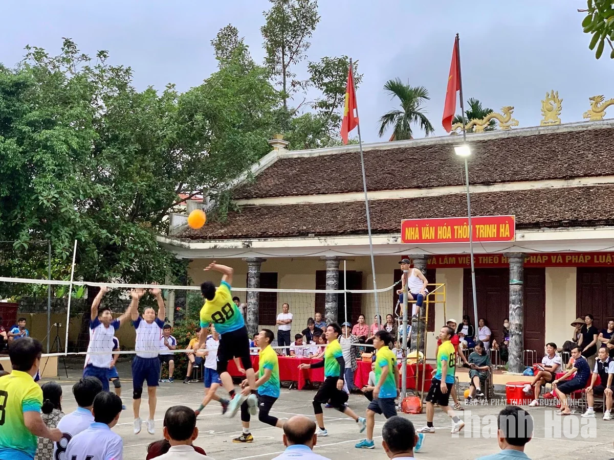 Chung sức xây dựng đời sống văn hóa&nbsp;ở xã Hoằng Phú