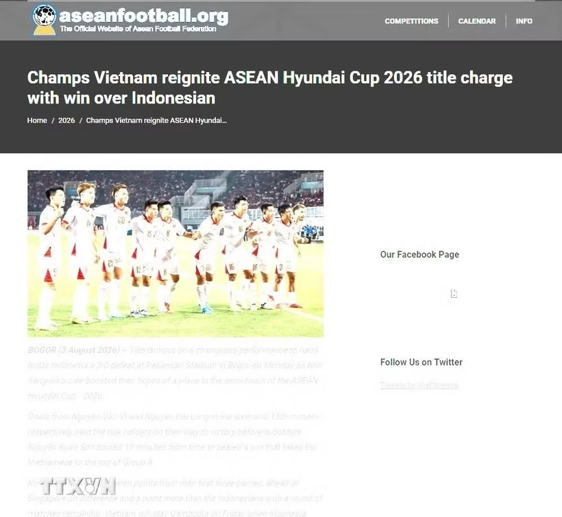 ASEAN Cup 2026: Đội tuyển Việt Nam tạo cơn địa chấn trên truyền thông khu vực