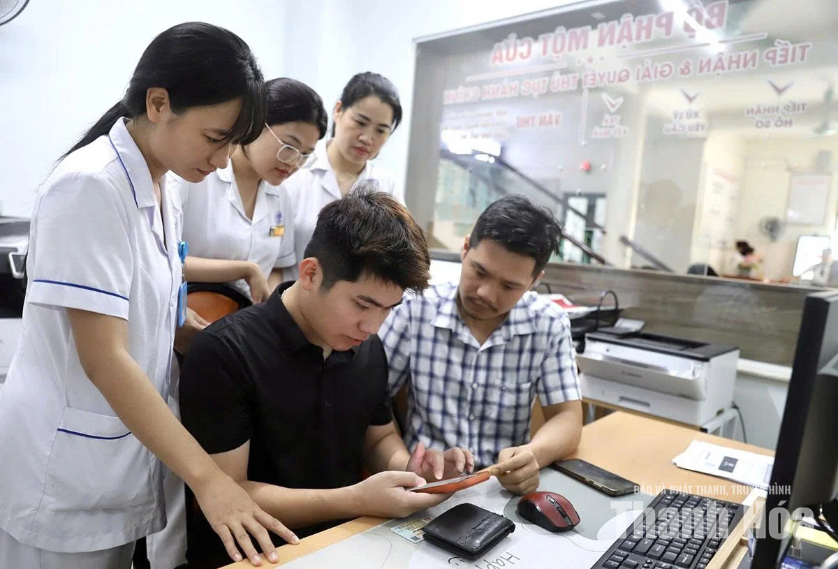 Mô hình liên thông 3 thủ tục hành chính thuận lợi&nbsp;cho người dân, thúc đẩy chuyển đổi số y tế