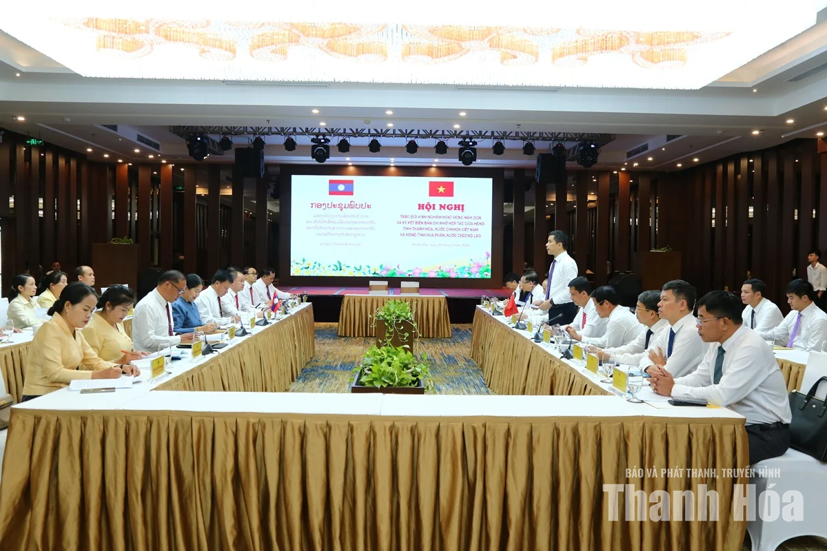 HĐND hai tỉnh Thanh Hóa - Hủa Phăn ký kết Biên bản ghi nhớ hợp tác