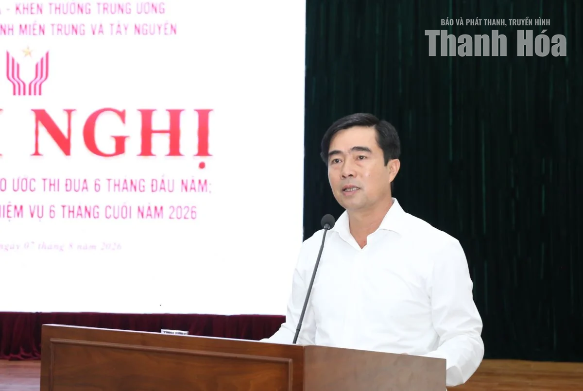 Cụm thi đua các tỉnh Miền Trung - Tây Nguyên sơ kết 6 tháng năm 2026