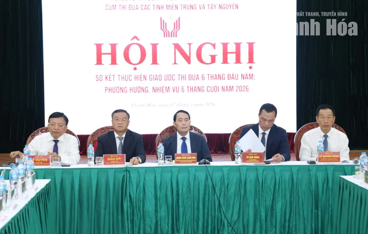 Cụm thi đua các tỉnh Miền Trung - Tây Nguyên sơ kết 6 tháng năm 2026