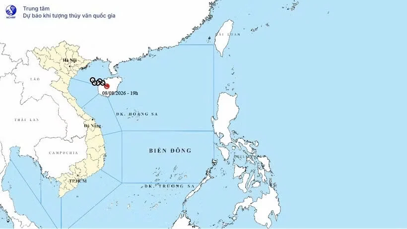 Áp thấp nhiệt đới đã suy yếu thành một vùng áp thấp