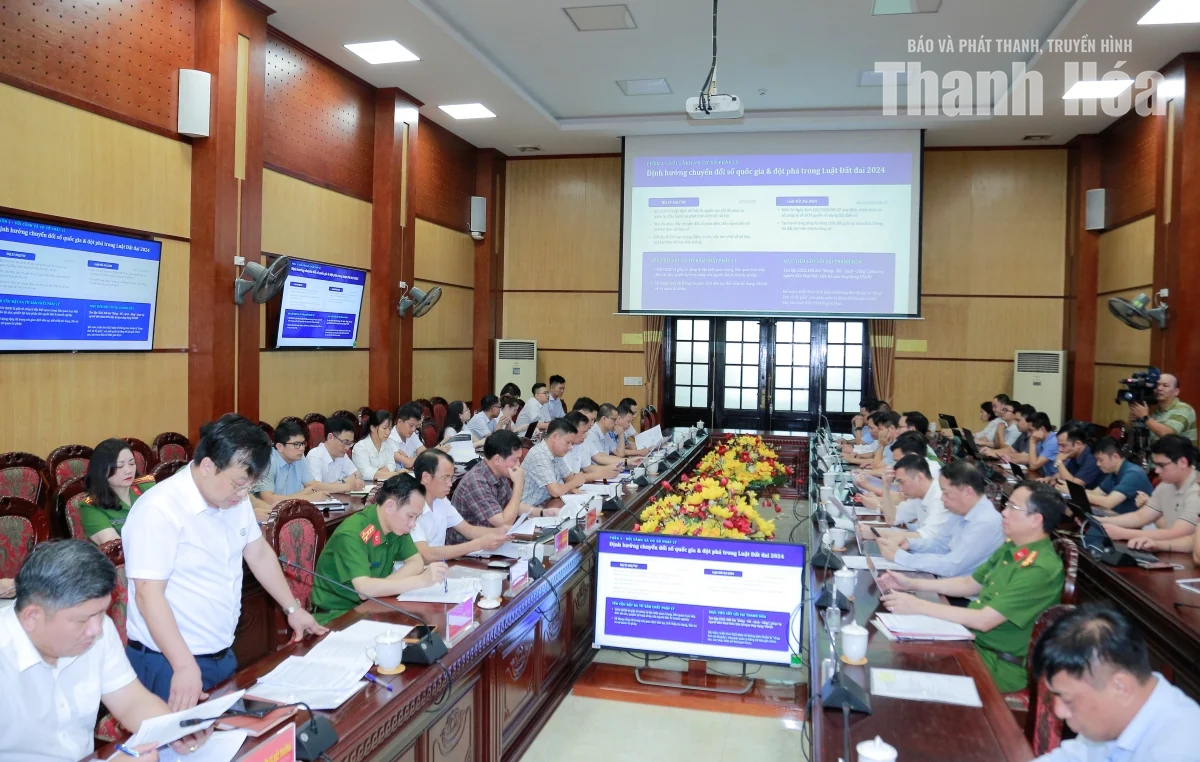 Thanh Hóa đề xuất thí điểm cấp&nbsp;giấy chứng nhận quyền sử dụng đất, quyền sở hữu tài sản gắn liền với đất điện tử trên VNeID