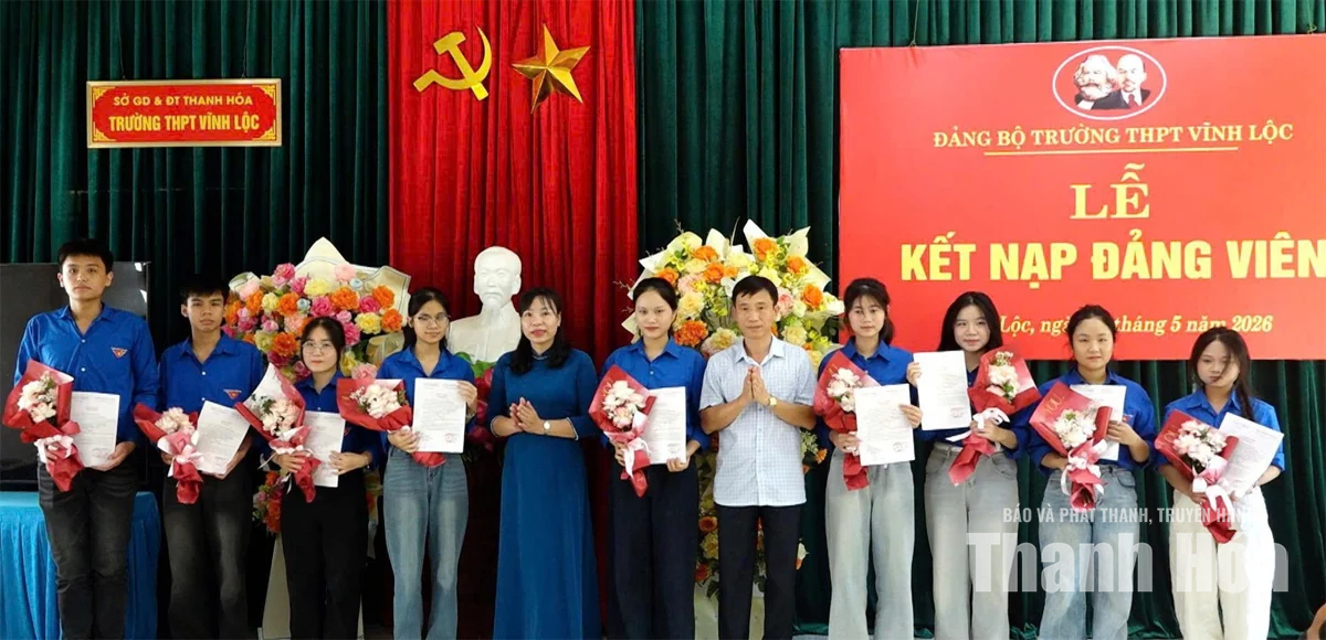 Đảng bộ xã Vĩnh Lộc làm tốt công tác&nbsp;tạo nguồn, phát triển đảng viên