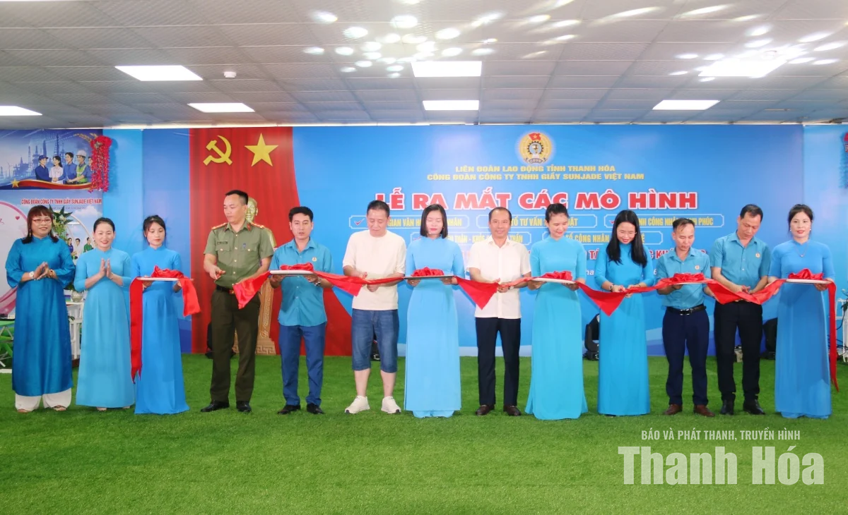Công ty TNHH Giầy Sunjade Việt Nam ra mắt các mô hình chăm lo cho người lao động