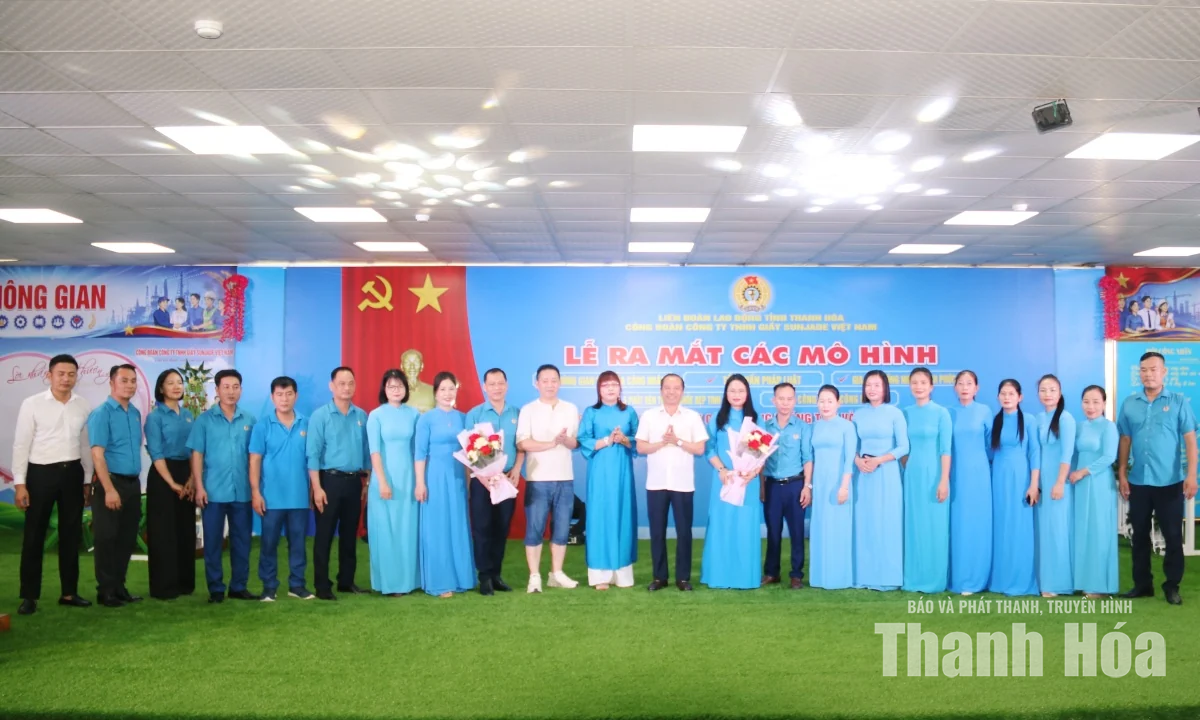 Công ty TNHH Giầy Sunjade Việt Nam ra mắt các mô hình chăm lo cho người lao động