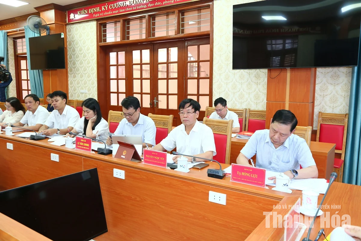 Đánh giá tiến độ xây dựng Trường Chính trị tỉnh Thanh Hóa đạt chuẩn mức 2