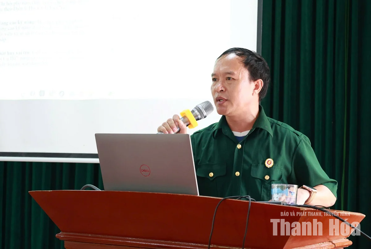 Xã Thiệu Hóa tập huấn nghiệp vụ công tác Đảng, MTTQ và các tổ chức chính trị - xã hội