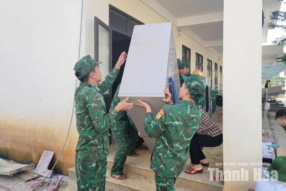 Đồn Biên phòng Yên Khương chung sức vì học sinh vùng biên