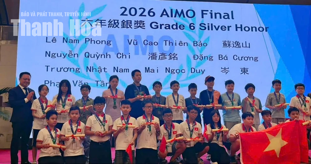 Cậu học trò xứ Thanh vượt bệnh giành Huy chương Bạc AIMO 2026