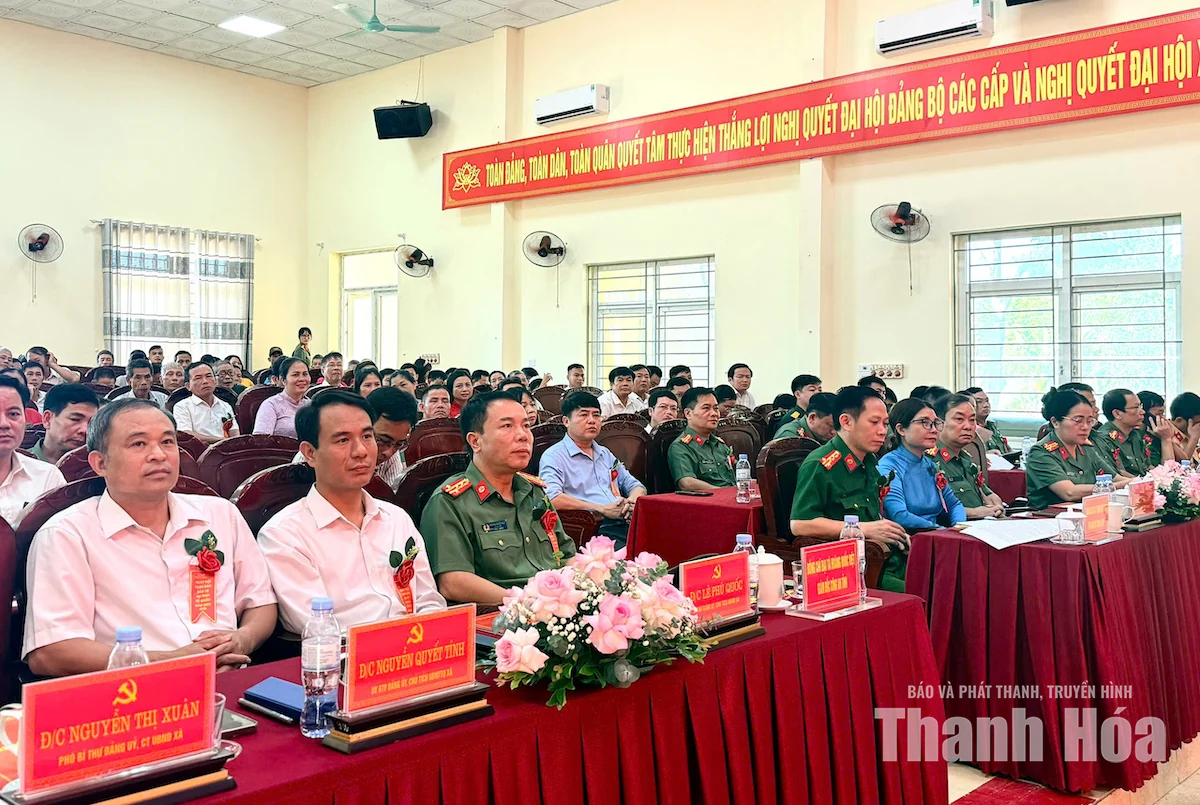 Giám đốc Công an tỉnh dự Ngày hội toàn dân bảo vệ an ninh Tổ quốc tại xã Hợp Tiến