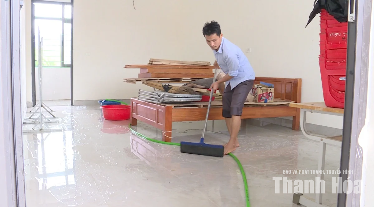 Cận cảnh trường phổ thông nội trú liên cấp tiểu học và THCS sắp hoàn thành đầu tiên ở Thanh Hóa