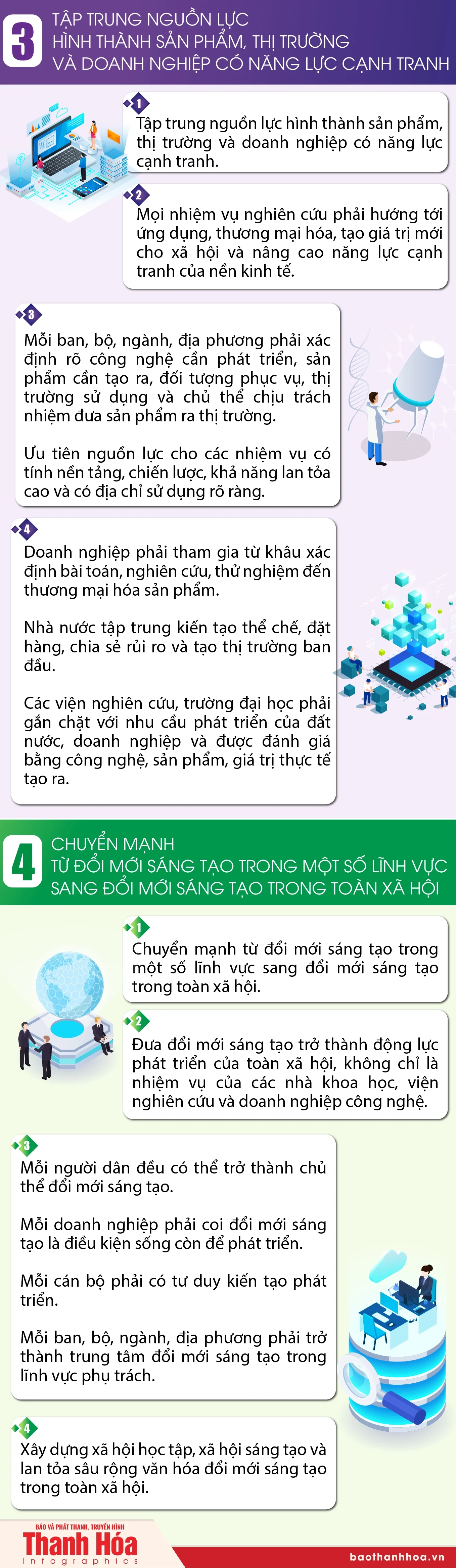 Những định hướng lớn trong thực hiện Nghị quyết số 57-NQ/TW về đột phá phát triển khoa học, công nghệ, đổi mới sáng tạo và chuyển đổi số quốc gia