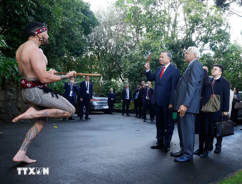 Lễ đón Tổng Bí thư, Chủ tịch nước Tô Lâm thăm cấp Nhà nước tới New Zealand