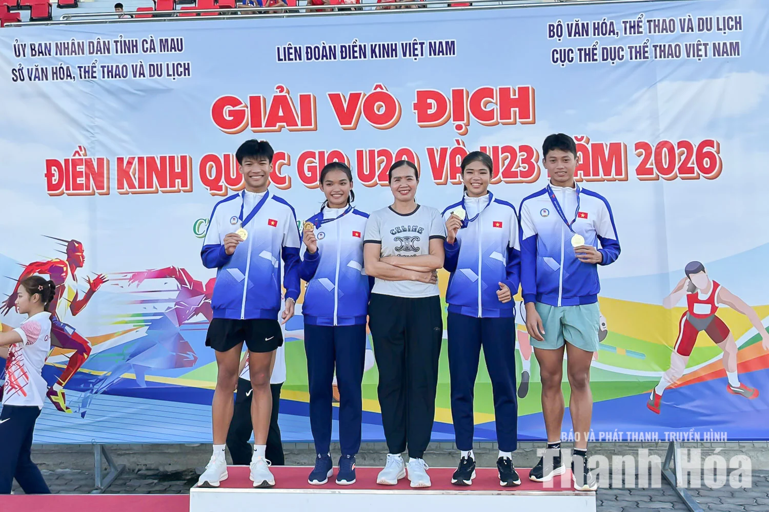 Điền kinh Thanh Hóa thi đấu ấn tượng tại Giải vô địch Điền kinh quốc gia U20 &amp; U23 năm 2026