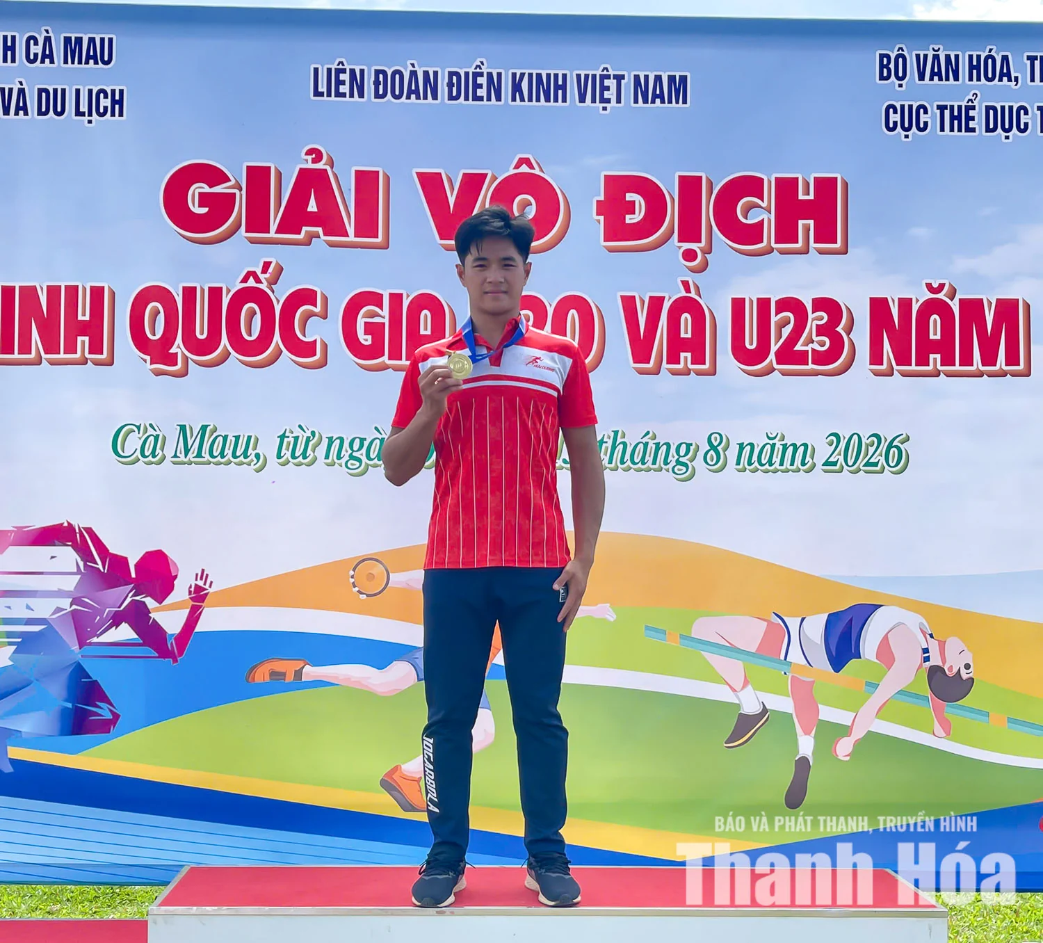 Điền kinh Thanh Hóa thi đấu ấn tượng tại Giải vô địch Điền kinh quốc gia U20 &amp; U23 năm 2026