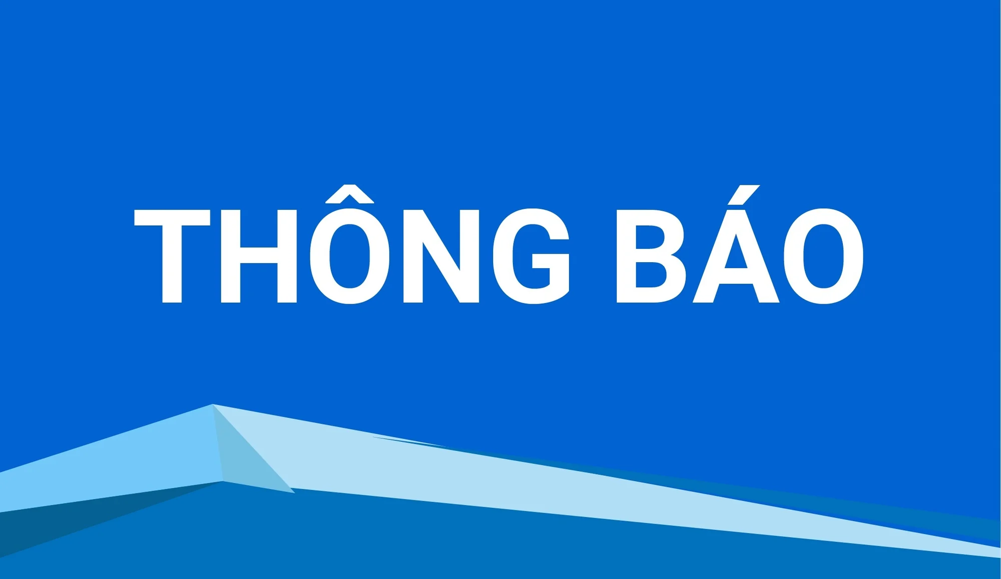 Thông báo về việc mất ấn chỉ