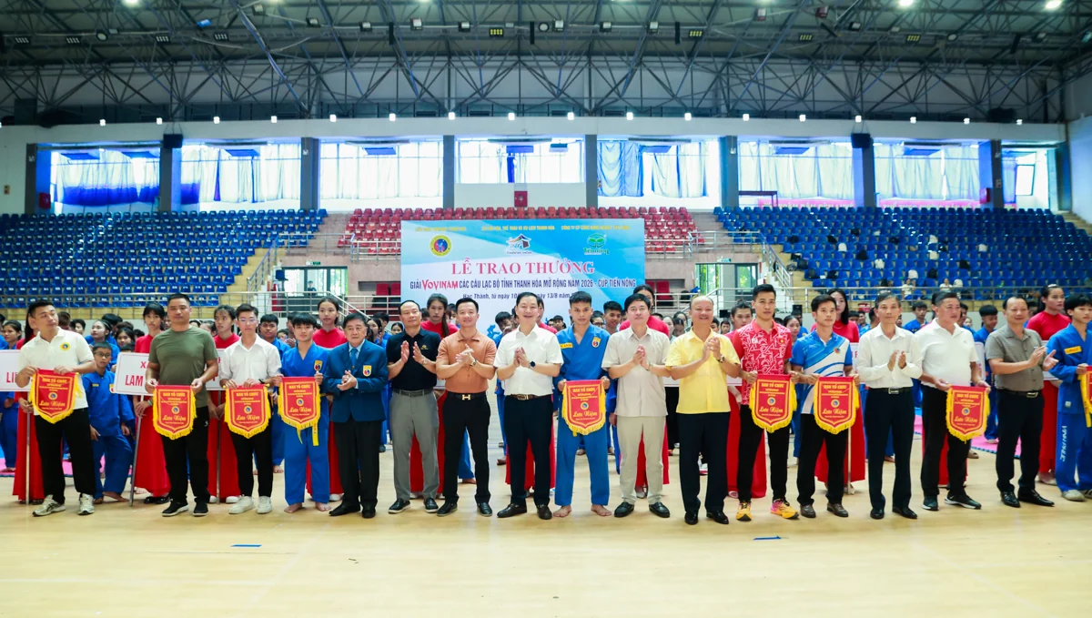 Hơn 500 võ sinh tranh tài tại Giải Vovinam các CLB tỉnh Thanh Hóa mở rộng