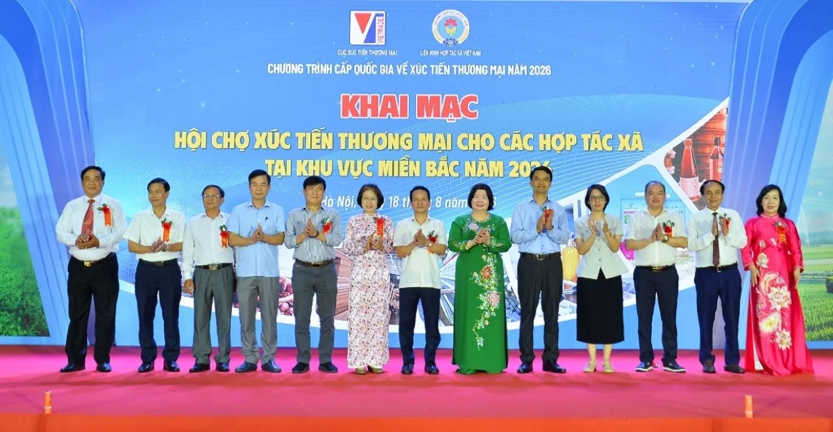 Thanh Hóa tham gia 5 gian hàng tại Hội chợ xúc tiến thương mại HTX khu vực miền Bắc
