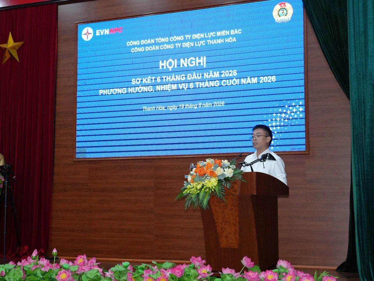 Công đoàn Công ty Điện lực Thanh Hóa tổ chức Hội nghị sơ kết