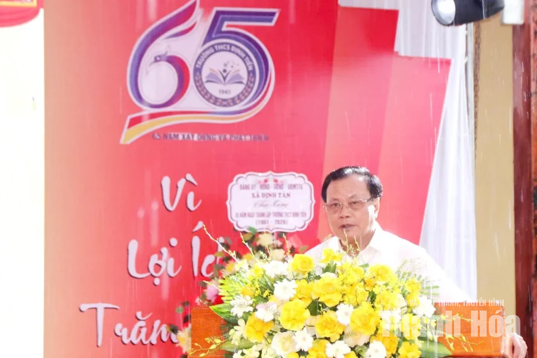 Trường THCS Định Tiến: Tự hào 65 năm vun đắp truyền thống hiếu học