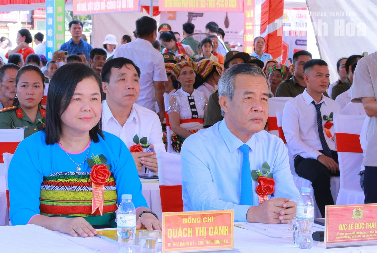 Bí thư Tỉnh ủy Lê Đức Thái dự Ngày hội Toàn dân bảo vệ an ninh Tổ quốc tại xã Xuân Thái