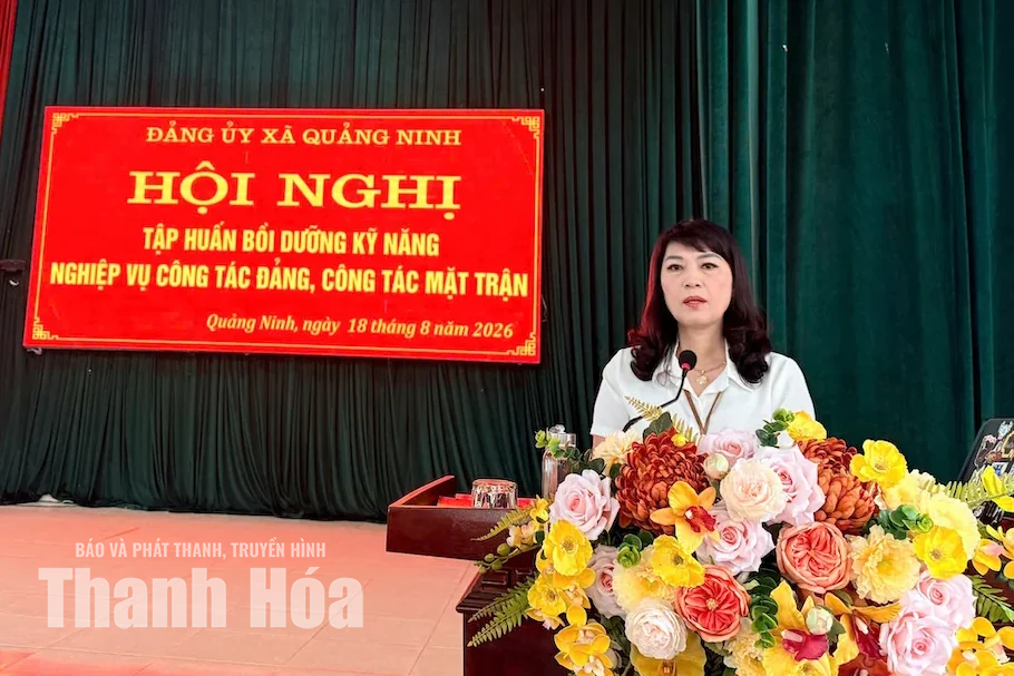 Quảng Ninh nâng cao nghiệp vụ công tác Đảng, công tác Mặt trận cho cán bộ cơ sở
