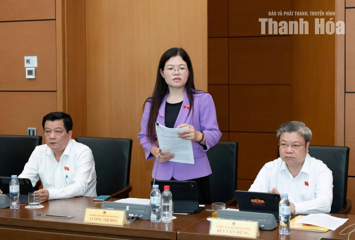 Đại biểu Quốc hội tỉnh Thanh Hóa góp ý nhiều nội dung quan trọng vào các dự thảo luật