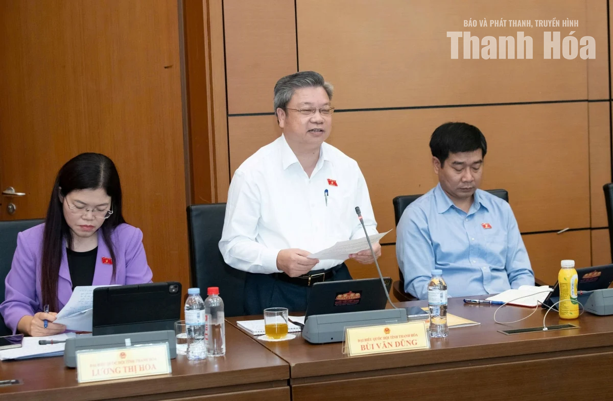 Đại biểu Quốc hội tỉnh Thanh Hóa góp ý nhiều nội dung quan trọng vào các dự thảo luật