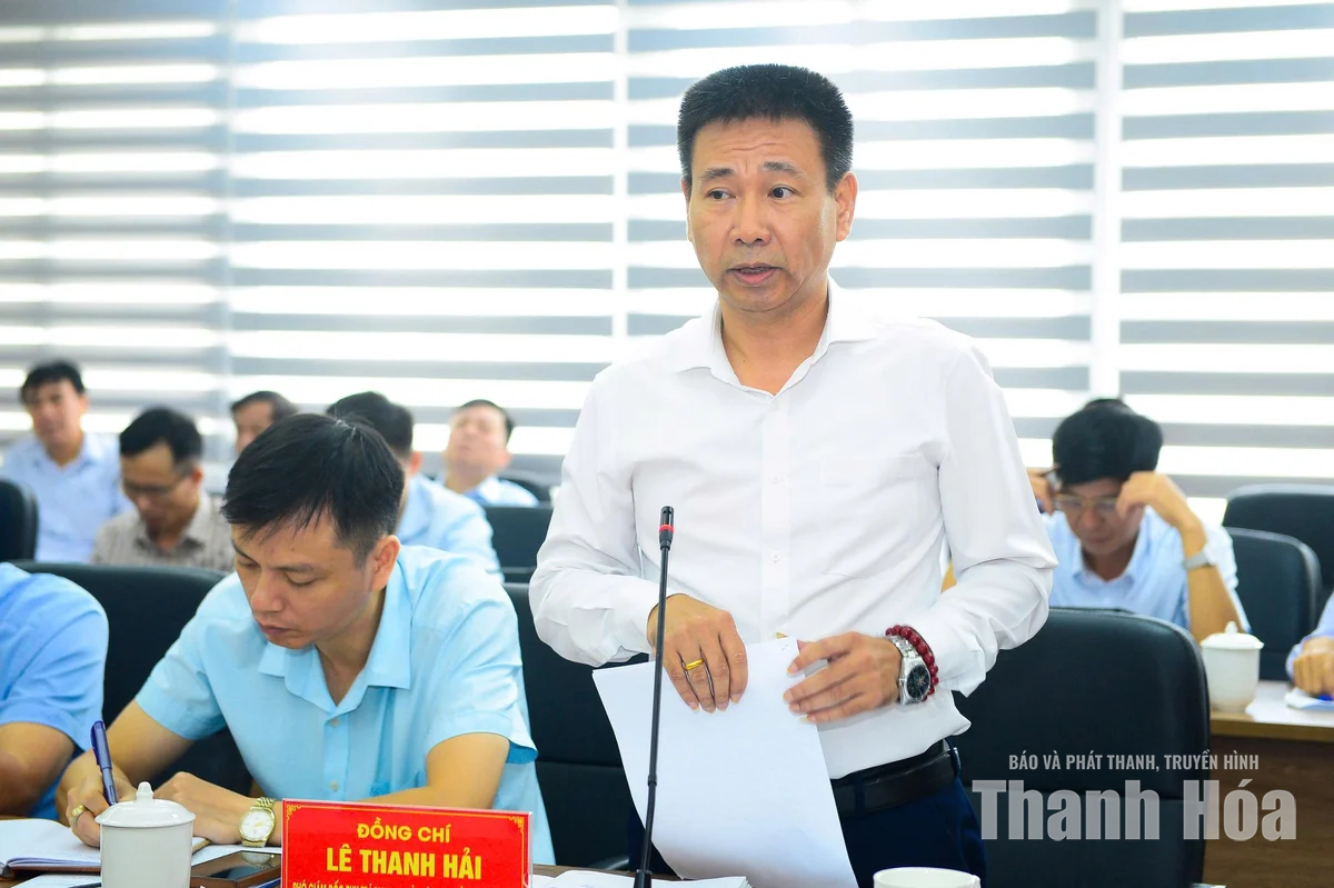 Chủ tịch UBND tỉnh Tô Anh Dũng làm việc với Ban Quản lý dự án Đầu tư xây dựng các công trình dân dụng và công nghiệp tỉnh Thanh Hoá